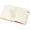 Блокнот MOLESKINE Classic Medium, линейка, красный QP050F2