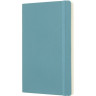 Блокнот MOLESKINE Classic Soft Large, нелинованный, голубой QP618B35
