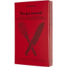 Блокнот MOLESKINE PASSION RECIPE LARGE, линейка, красный PASRECP
