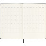 Еженедельник MOLESKINE CLASSIC WKNT LARGE (черный) недатированный DHUNDB12WN301
